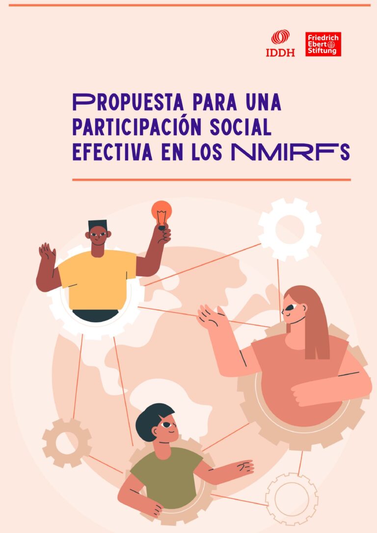 Propuesta para una participación social efectiva en los NMIRFs