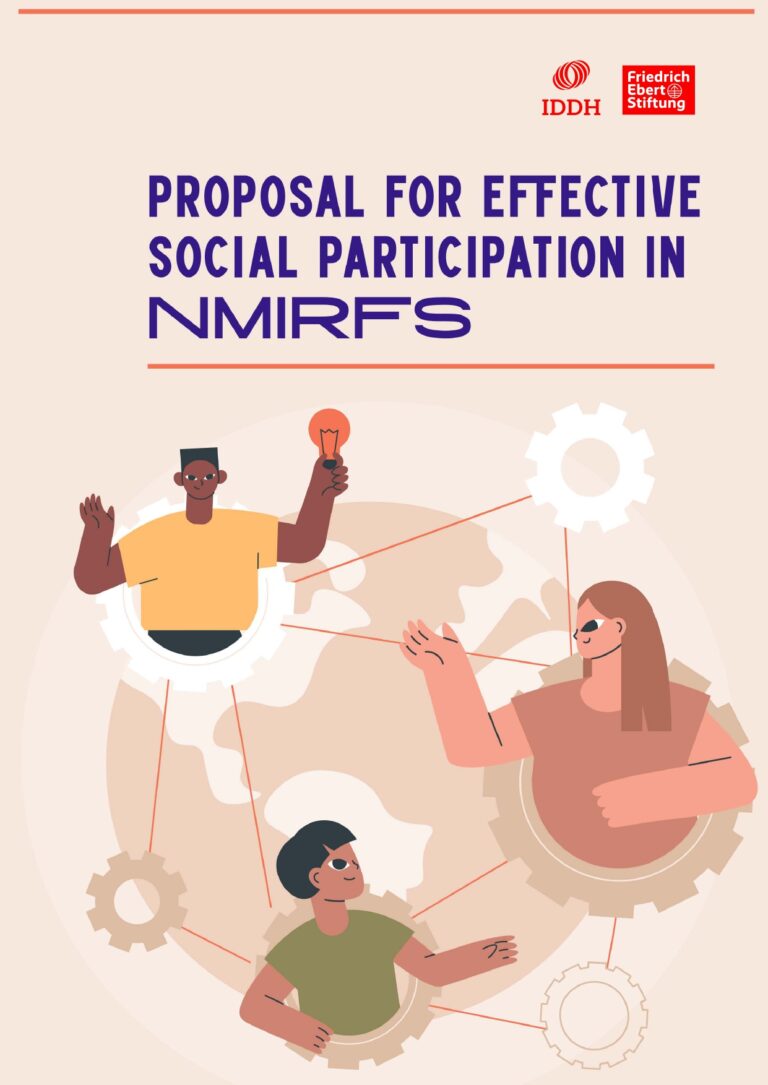 Proposta para uma participação social efetiva nos NMIRFs